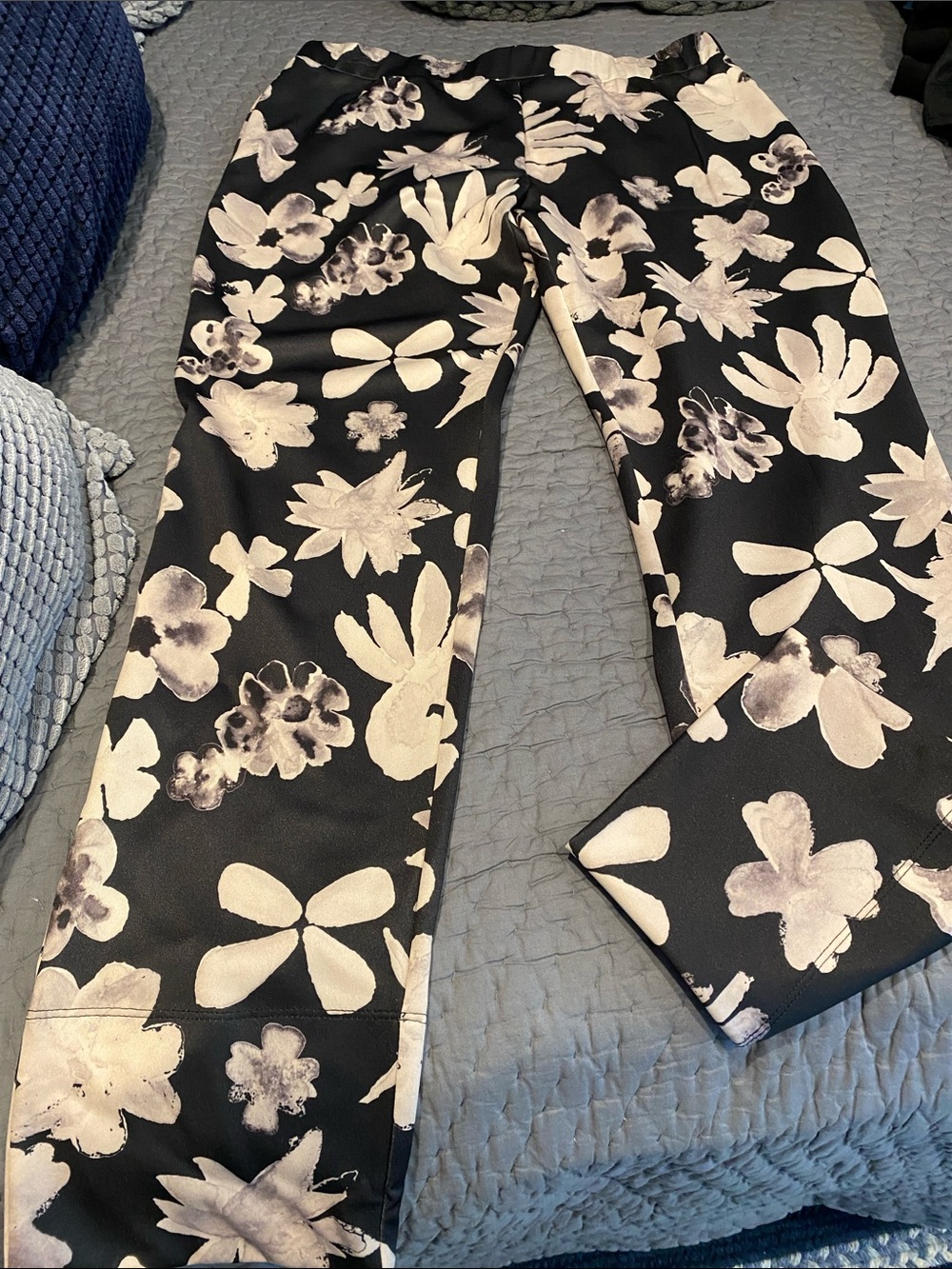 Nally & Millie Brown  Floral Print Pants
